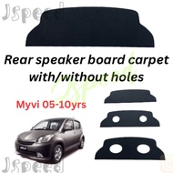 Perodua Myvi 2005-2010year rear speaker board with carpet black