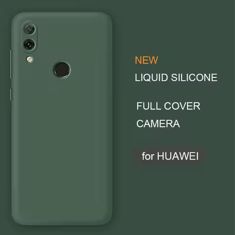 New Liquid Silicone Phone Case For Huawei Honor 10 Lite 8x P20 Lite Nova 3 3i p smart plus pro 2019
