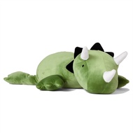 KOWSi® 1.4 LB Weighted Stuffed Triceratops Animals Plush - 16 Inch Squished Long Dinosaur Jumbo Pill
