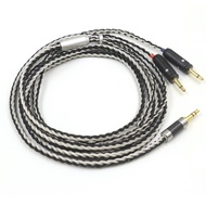 16 Core Black White Braided  2.5 4.4mm/4pin XLR Clear Celestee NEW Focal ELEAR Headset French Utopia Upgrade Headphone Cable