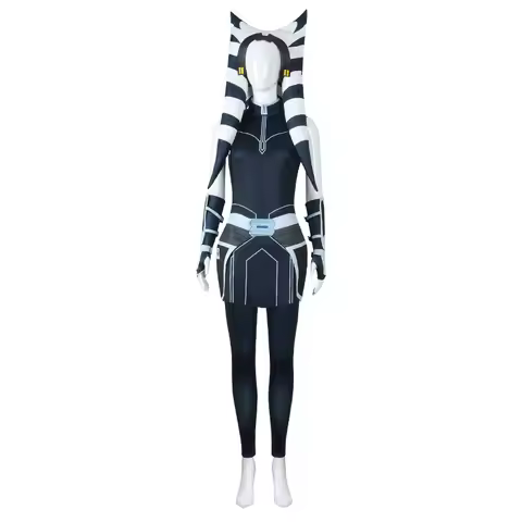 Anime Laku Adult Ahsoka Tano Cosplay Costume Halloween Anakin Cosplay Costume Full Set Include Hat f