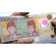 Uang Lama Indonesia Uang Rp 100 Ribu Polymer Tahun 1999 Soekarno Hatta