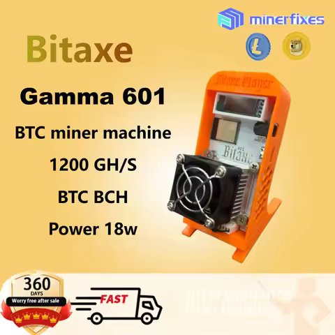 mini bitcoin miner new Crypto BTC Bitaxe supra hex Gamma 601 1.2TH/S From S21 Pro Solo Bitcoin Miner
