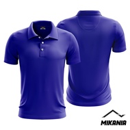 Royal Blue Polo Microfiber Plain Jersey Collar Tshirt | Jersi Tshirt Microfiber Kolar Kosong Biru (UNISEX)