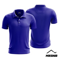 Royal Blue Polo Microfiber Plain Jersey Collar Tshirt | Jersi Tshirt Microfiber Kolar Kosong Biru (U