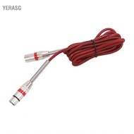 yerasg Microphone Amplifier 48V Phantom Power 0-28dB Gain XLR 6.35mm Jack Sound Interface for Camera