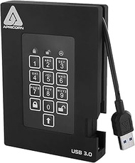 Apricorn 1TB Aegis Fortress FIPS 140-2 Level 2 Validated 256-Bit Encrypted USB 3 External SSD (A25-3