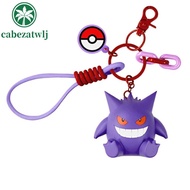 CABEZATWLJ Pikachu Figures Keychain, Fuecoco Anime Doll Gengar Pendant, Bag Charm 6 Styles Quaxly Ka