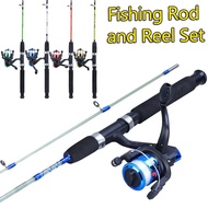 Malaysia Fishing Rod Fishing Reel Set 3.9ft 6ft Spinning Fishing Rod M Power 5.2:1 Gear Ratio Spinni