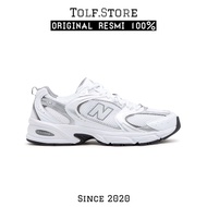 New Balance 530 White Silver 100% Original Official
