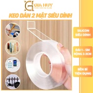 Super sticky Nano double-sided tape, all sizes 1m to 5m, transparent, versatile, convenient double-s