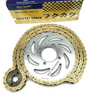 Gir - Gear -Ger Set Suzuki Thunder - Thunder 125 Rantai Gold Dan Hitam  Standar