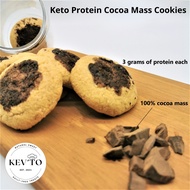 Keto Protein Cocoa Mass Cookies/Biscuits/Snacks (Ketogenic & Diabetic-Friendly) 生酮可可液块曲奇/饼干/零食 （适合生酮