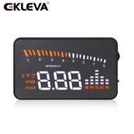 EKLEVA X5 OBD2 EUOBDหัวรถ-up Speedometerรถดิจิตอลโปรเจคเตอร์สำหรับรถกระจกหน้ารถใช้ได้ทุกรุ่นนระบบโปร