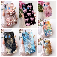 Clear For Samsung A40 Case A405F Cute Cat Fashion Butterfly Funny Painted Casing For Samsung Galaxy 