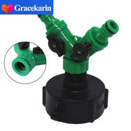 Gracekarin 3/4inch IBC Outlet Valve Black Green IBC Tank PP Plastic Rainwater Storage NEW