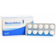 Neurobion coated tablet Vitamin B1 B3 B6 10 biji