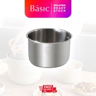 (Add-on) BRUNO SOSEKI Electric Pressure Cooker Official SUS304 Inner Pot 新款电压力锅不锈钢内胆加购 (Malaysia 现货)