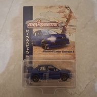 Majorette Japan Series Mitsubishi Lancer Evo 9 biru