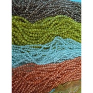 1 string of 55 8mm snow ice cubes in all colors to choose from