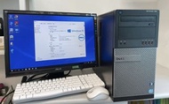 Dell 桌面電腦連螢幕及鍵盤