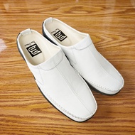 Bee Prince Sendal Sepatu Bustong Pria Kulit Selop Cowok Tutong Laki laki Daltu Slop