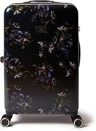 Midnight Bloom 68cm Medium Navy Floral 4 Wheels ABS TSA Lock Designer Travel Luggage Stylish Carry O