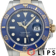 勞力士潛航者日曆型腕錶，藍色，潛航者日曆型 126613LB，帶錶盒、保固卡，K18YG/SS 機芯，男士腕錶，藍色，拋光，成色極佳 [二手]
