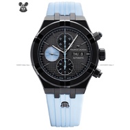 MAURICE LACROIX AI6038-DLB01-330-4 Men's Watch AIKON Automatic Chronograph Sprint Blue Limited Editi