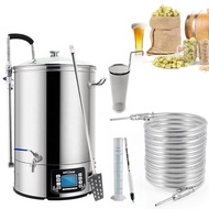 ZAUV 40L 60L Stainless Steel All in One Microbrewery Brewing Kit Boiling/Paddle/Filter/Chilling Home