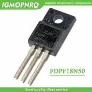 10 FDPF18N50 18N50 500V 18A N Type MOSFET TO-220F FDPF51N25