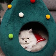 寵物寄宿/🎄🎅聖誕樹🎄🎅造型寵物睡床🐈🐶寵物睡窩