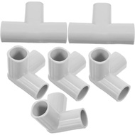 6pcs Aksesori Penyambung Paip Playpen Penyambung Playpen untuk Kanak-Kanak Bahagian Playpen untuk Ka
