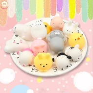 5 PCS Cute Animal Anti-stress Ball Mini Squishy Toy Squeeze Mochi Rising Toy Abreact Soft Sticky Squishi Stress Relief Toys