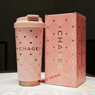 2025 China CHAGEE Valentine's Day Limited Edition Pink heart-shaped thermos Cup