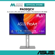 ASUS 31.5 Inch 6K PA32QCV 6K 6016x3384 IPS Monitor Thunderbolt 4 PD 96W VESA Display HDR 600 Auto KV