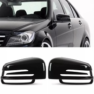 Auto Mirror Cover Caps Housing for Mercedes Benz W204 W221 W212 C207 C6 Car Exterior Accessories Glo