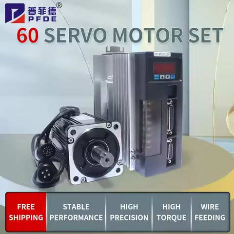 60ST-M00630 220V 200W AC Servo motor 0.2KW 200W 3000RPM 0.637N.M. Single-Phase ac drive permanent ma