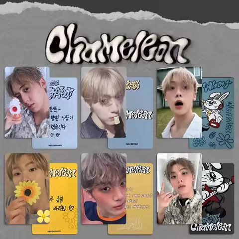 6pcs/set ASTRO YOON SANHA SOLO Album Photo Card CHAMELEON Photocards ASTRO Fans Collection Gifts