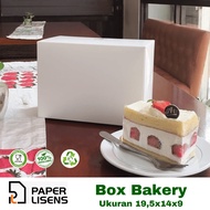 New Box Bakery Snack Box/ size 19.5x14x9 Bakery Box/ Brownie Box/ Snack Box/ Snack Box/