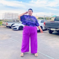 Straight-Leg Pants Chubby Girl Waist 42-62 Inches++ (G56)