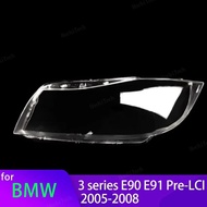 Head Lights Cover For BMW 3 Series E90 E91 Pre-LCI Pre-facelift Transparent Housing Front Headlights