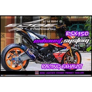 RSX 150 RACING EXHAUST SET KING DRAG & SC PROJECT