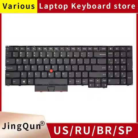US Russian Laptop Keyboard For Lenovo IBM ThinkPad E530 E530C E535 E545 04Y0264 04W2443 04Y0301 04Y0