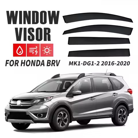 Fit For HONDA BRV 2016-2020 Window visor Air Deflectors Guard Rain Smoke Window Visor Wind Vent Awni