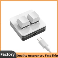 Custom Mini Keyboard 2 Key RGB Macro OSU Keypad Programmable Mechanical Keyboard for Gaming Working,