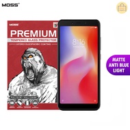 Redmi 6 7 8 / 9T 9I 9 Prime 10C / K20 K30 MOSS 111D Full Cover Matte Anti Blue Light Tempered Glass