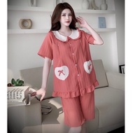 Bộ bầu - bộ sau sinh - ( L.S - Gân Đũi Túi Tim - Lửng ) - chất liệu Gân Đũi Mềm - kiểu mới thời tran