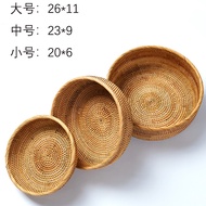 Bakul Buah Rotan Vietnam Bakul Buah Bakul Buah Rotan Musim Gugur Anyaman Pinggan Buah Desktop Penyim