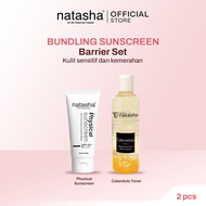[BUNDLING] Paket Natasha Calendula Moist Skin Toner + Physical Sunscreen SPF50+ PA+++